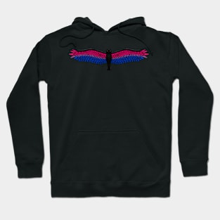 Fly With Pride, Raven Series - Bisexual Hoodie